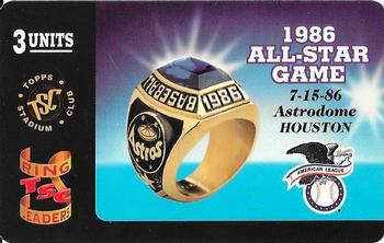 1995 Stadium Club - Phone Cards #NNO 1986 All-Star Game Front