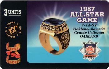 1995 Stadium Club - Phone Cards #NNO 1987 All-Star Game Front
