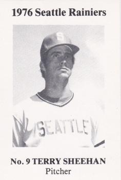 1976 Cramer Seattle Rainiers #NNO Terry Sheehan Front