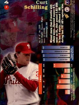 1995 Topps - Stadium Club First Day Issue #4 Curt Schilling Back