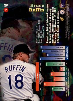 1995 Topps - Stadium Club First Day Issue #5 Bruce Ruffin Back
