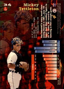 1995 Topps - Stadium Club First Day Issue #34 Mickey Tettleton Back