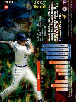 1995 Topps - Stadium Club First Day Issue #38 Jody Reed Back