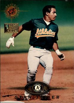 1995 Topps - Stadium Club First Day Issue #50 Stan Javier Front