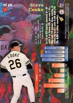 1995 Topps - Stadium Club First Day Issue #58 Steve Cooke Back