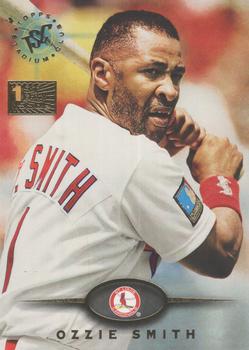 1995 Topps - Stadium Club First Day Issue #65 Ozzie Smith Front