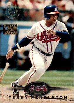 1995 Topps - Stadium Club First Day Issue #66 Terry Pendleton Front