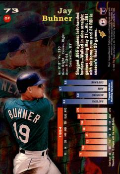 1995 Topps - Stadium Club First Day Issue #73 Jay Buhner Back