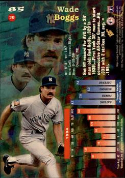 1995 Topps - Stadium Club First Day Issue #85 Wade Boggs Back