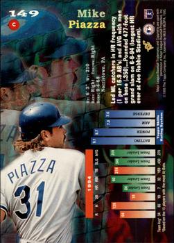 1995 Topps - Stadium Club First Day Issue #149 Mike Piazza Back