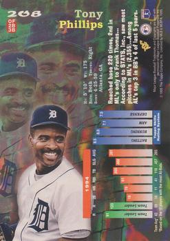 1995 Topps - Stadium Club First Day Issue #208 Tony Phillips Back