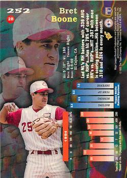 1995 Topps - Stadium Club First Day Issue #252 Bret Boone Back