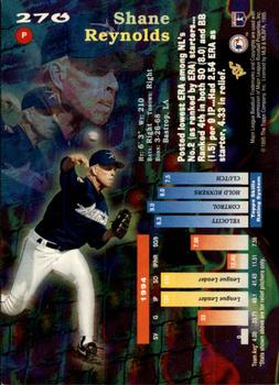 1995 Topps - Stadium Club First Day Issue #270 Shane Reynolds Back