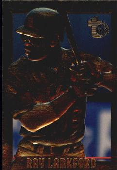 1995 Topps Embossed - Golden Idols #25 Ray Lankford Front