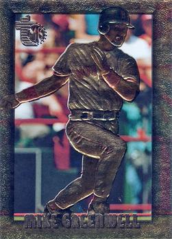 1995 Topps Embossed - Golden Idols #64 Mike Greenwell Front