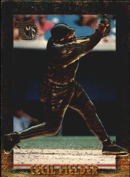 1995 Topps Embossed - Golden Idols #76 Cecil Fielder Front