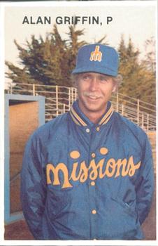 1978 Mr. Chef's San Jose Missions #9 Alan Griffin Front