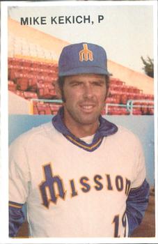 1978 Mr. Chef's San Jose Missions #24 Mike Kekich Front