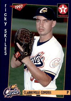 1997 Grandstand Clarksville Coyotes #NNO Ricky Skiles Front