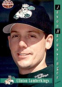 1997 Grandstand Clinton LumberKings #29 Jason Haeussinger Front