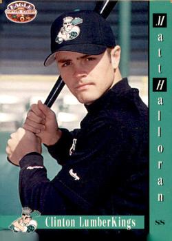 1997 Grandstand Clinton LumberKings #8 Matt Halloran Front