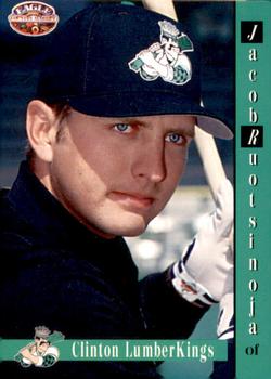 1997 Grandstand Clinton LumberKings #18 Jacob Ruotsinoja Front