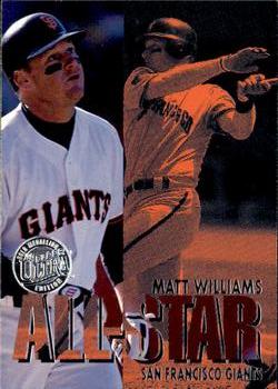 1995 Ultra - All-Stars Gold Medallion #20 Matt Williams Front