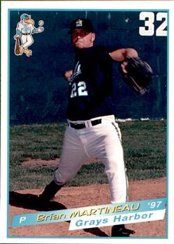 1997 Grandstand Grays Harbor Gulls #NNO Brian Martineau Front
