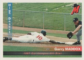 1997 Grandstand High Desert Mavericks Update #14 Garry Maddox Jr. Front