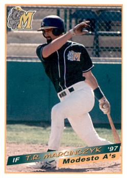1997 Grandstand Modesto A's #NNO T.R. Marcinczyk Front