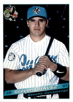 1997 Grandstand Rancho Cucamonga Quakes #NNO Steven Chavez Front