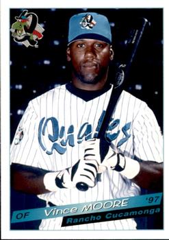 1997 Grandstand Rancho Cucamonga Quakes #NNO Vince Moore Front