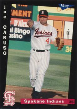 1997 Grandstand Spokane Indians #7 Joe Caruso Front