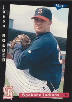 1997 Grandstand Spokane Indians #22 Jason Roeder Front