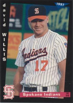 1997 Grandstand Spokane Indians #25 David Willis Front