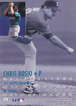 1995 Ultra - Gold Medallion #99 Chris Bosio Back