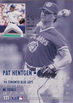 1995 Ultra - Gold Medallion #121 Pat Hentgen Back