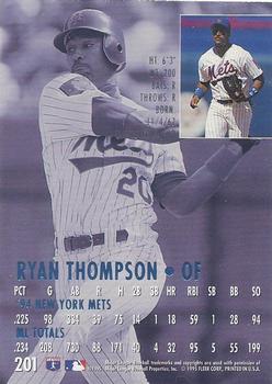 1995 Ultra - Gold Medallion #201 Ryan Thompson Back