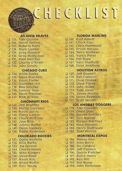 1995 Ultra - Gold Medallion #249 Checklist Front