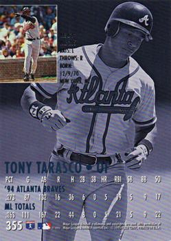 1995 Ultra - Gold Medallion #355 Tony Tarasco Back
