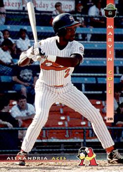 1997 Grandstand Alexandria Aces #NNO Marvin Cole Front