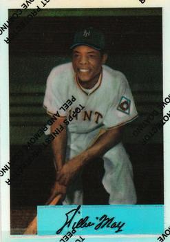 1997 Topps - Willie Mays Commemorative Reprints Finest Refractor #4 Willie Mays Front