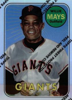 1997 Topps - Willie Mays Commemorative Reprints Finest Refractor #23 Willie Mays Front