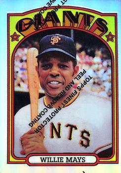 1997 Topps - Willie Mays Commemorative Reprints Finest Refractor #26 Willie Mays Front