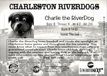 1998 Grandstand Charleston RiverDogs #NNO Charlie the RiverDog Back