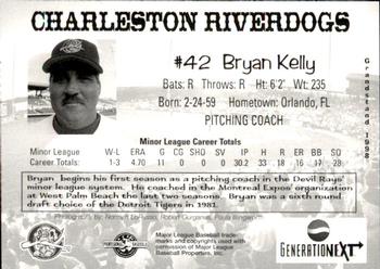 1998 Grandstand Charleston RiverDogs #NNO Bryan Kelly Back