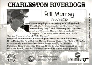 1998 Grandstand Charleston RiverDogs #NNO Bill Murray Back