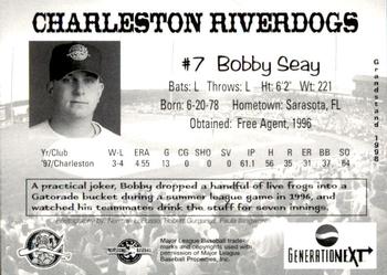 1998 Grandstand Charleston RiverDogs #NNO Bobby Seay Back