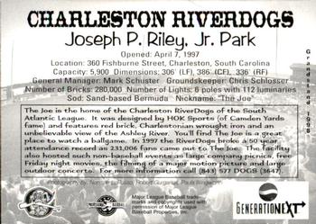 1998 Grandstand Charleston RiverDogs #NNO Joseph P. Riley Jr. Park Back