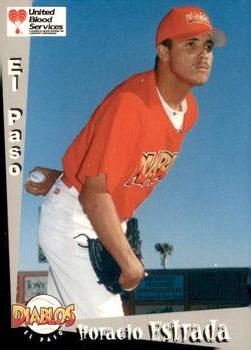 1998 Grandstand El Paso Diablos #NNO Horacio Estrada Front